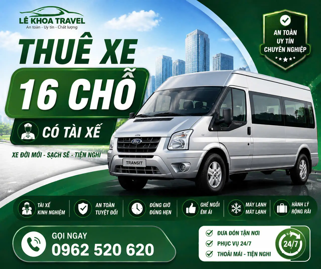 Thuê Xe 4 Chỗ Có Tài Xế