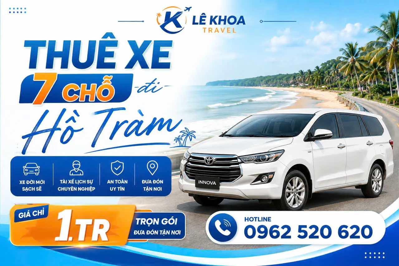 Thuê Xe Đi Hồ Tràm