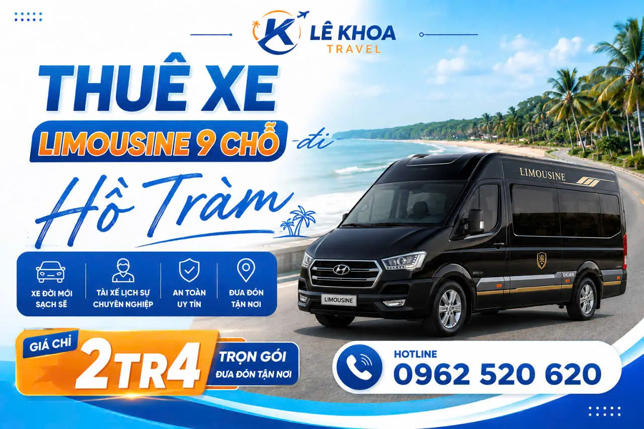 Thuê Xe Đi Hồ Tràm