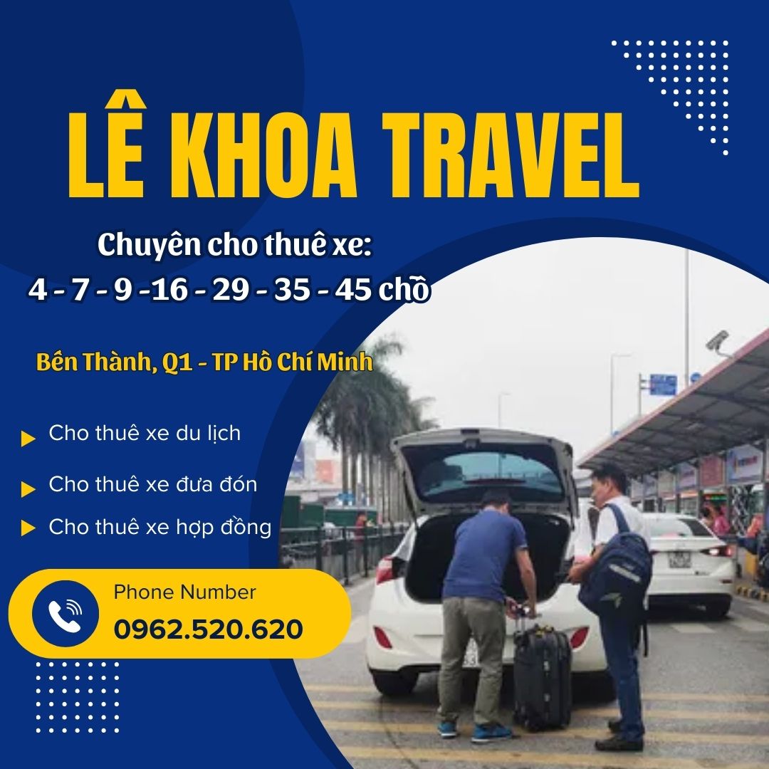 Hãy liên hệ ngay để đặt xe và trải nghiệm dịch vụ chuyên nghiệp từ Lê Khoa Travel!
