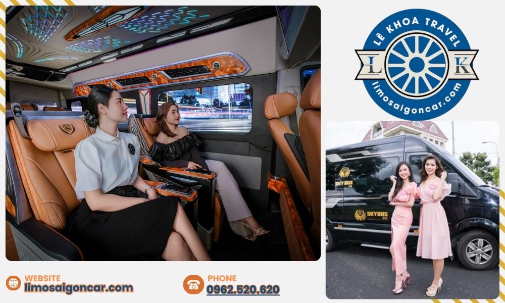 Hãy cùng Lê Khoa Travel khám phá những điểm nổi bật khi lựa chọn dịch vụ xe Limousine cao cấp.